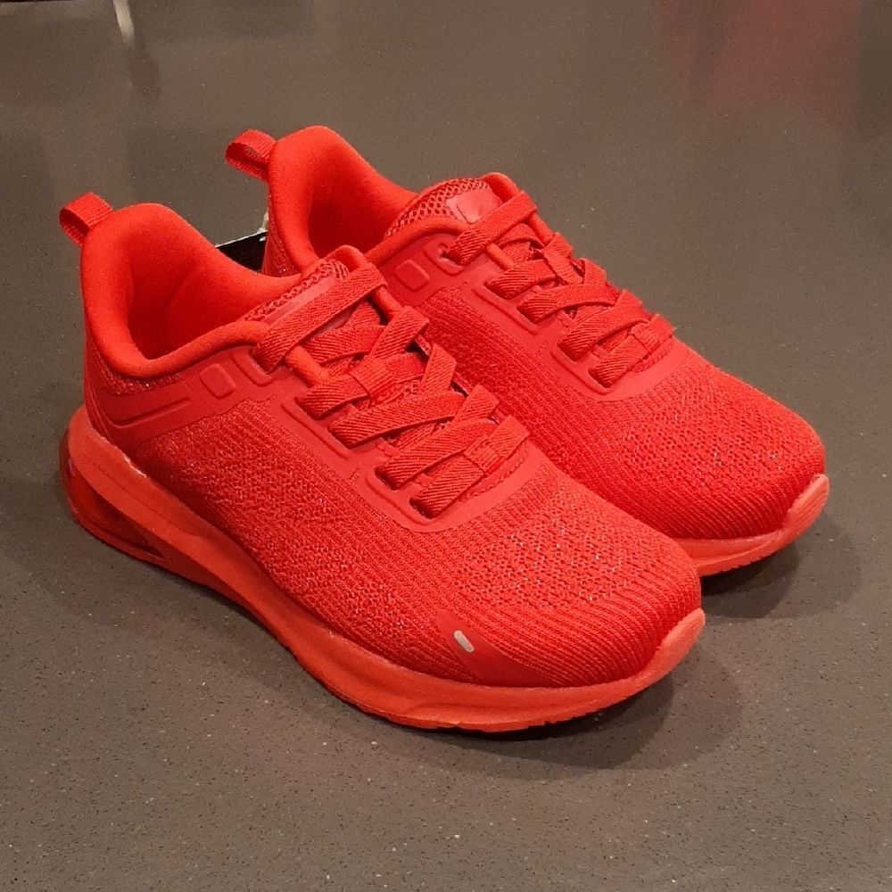 Avia Red Memory Foam Athletic Sneakers Size 1 & 2 Youth NWT